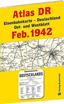portada Atlas dr Februar 1942 - Eisenbahnkarte Deutschland (en Alemán)