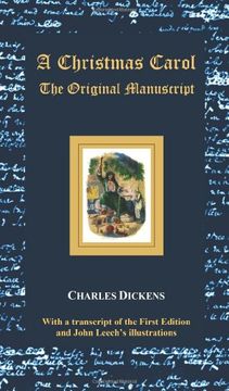 portada a christmas carol - the original manuscript - with original illustrations (in English)