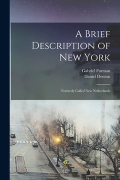 portada A Brief Description of New York: Formerly Called New Netherlands (in English)
