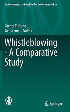 portada Whistleblowing - A Comparative Study (en Inglés)