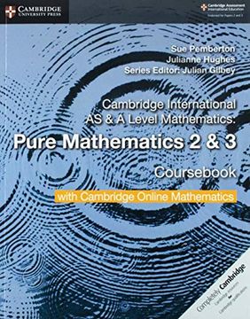 portada Cambridge International as & a Level Mathematics Pure Mathematics 2 and 3 Cours With Cambridge Online Mathematics (2 Years) 
