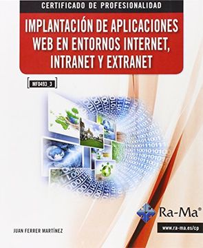portada Implantación de aplicaciones web en entornos Internet, Intranet y Extranet MF0493_3
