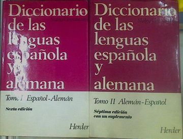 portada Diccionario de las Lenguas Española y Alemana i y ii (Obra Completa) Español Aleman Aleman Español