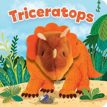 portada I am a Triceratops (Finger Puppet Board Book With Triceratops Puppet for Ages 0 and up) 