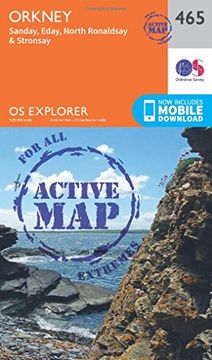 portada Orkney - Sanday, Eday, North Ronaldsay and Stronsay (OS Explorer Active Map)