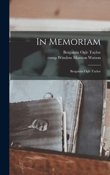 portada In Memoriam: Benjamin Ogle Tayloe