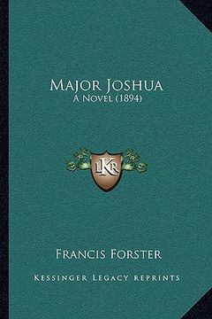 portada major joshua: a novel (1894) (in English)