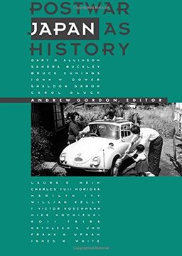 portada Postwar Japan as History (en Inglés)