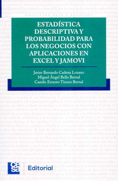 portada Estadística Descriptiva y Probabilidad Para los Negocios con Aplicaciones en Excel y Jamovi (in Spanish)