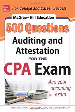 portada Mcgraw-Hill Education 500 Auditing and Attestation Questions for the cpa Exam (Mcgraw-Hill's 500 Questions) (en Inglés)