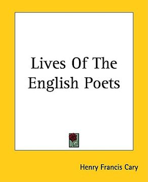 portada lives of the english poets (en Inglés)