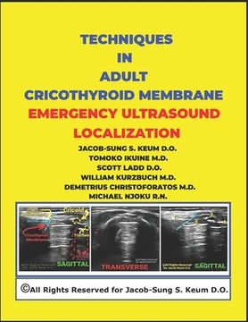 portada Techniques in Adult Cricothyroid Membrane Emergency Ultrasound Localization (en Inglés)