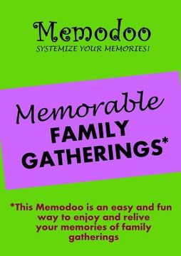 portada Memodoo Memorable Family Gatherings (en Inglés)