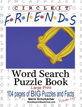 portada Circle It, Friends Facts, Word Search, Puzzle Book (en Inglés)