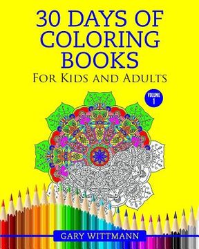 portada 30 Days of Coloring Books For Kids and Adult: Coloring Books For Adult (in English)