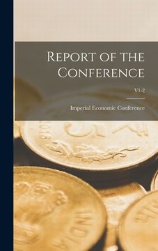 portada Report of the Conference; v1-2 (en Inglés)