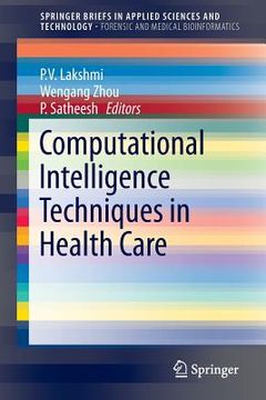 portada Computational Intelligence Techniques in Health Care (en Inglés)