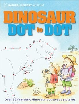 portada natural history museum dinosaur dot-to-dot