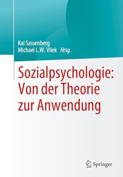portada Sozialpsychologie: Von Der Theorie Zur Anwendung (in German)
