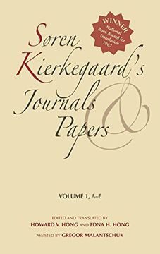 portada Søren Kierkegaard’S Journals and Papers, Volume 1: A-e (in English)