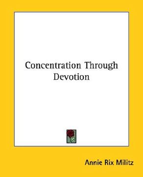 portada concentration through devotion (en Inglés)