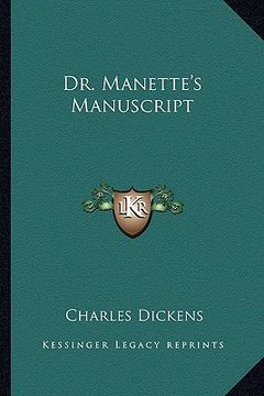 portada dr. manette's manuscript (en Inglés)