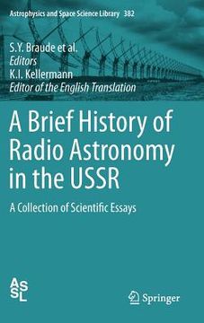 portada a brief history of radio astronomy in the ussr (en Inglés)