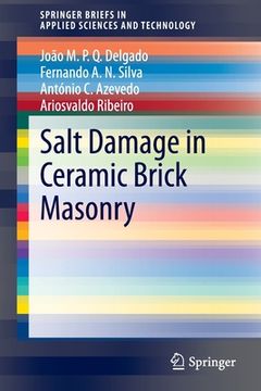 portada Salt Damage in Ceramic Brick Masonry (en Inglés)