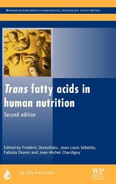 portada trans fatty acids in human nutrition