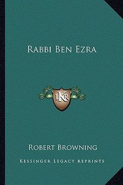 portada rabbi ben ezra (in English)