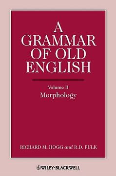 portada A Grammar of Old English, Volume 2: Morphology (Hardback) 