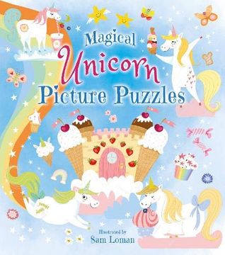 portada Magical Unicorn Picture Puzzles (Activity Book) 