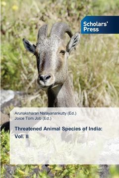 portada Threatened Animal Species of India: Vol. II (en Inglés)