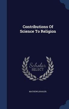 portada Contributions Of Science To Religion