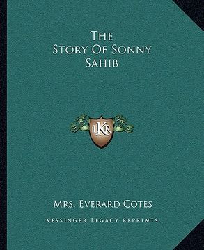 portada the story of sonny sahib (in English)