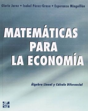 portada Matematicas Para la Economia (in Spanish)