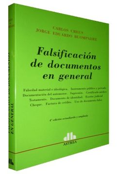 portada Falsificacion de Documentos en General (in Spanish)