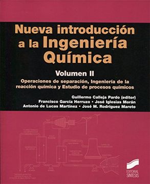 portada Nueva introducción a la Ingeniería Química