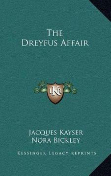 portada the dreyfus affair (en Inglés)