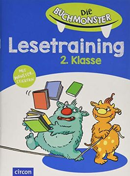 portada Lesetraining 2. Klasse (Die Buchmonster) (en Alemán)