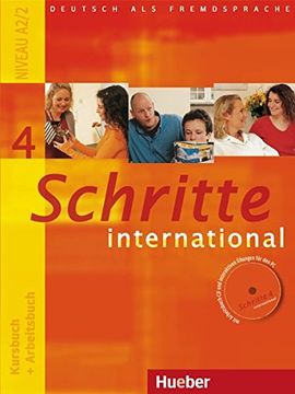 portada Schritte International. Kursbuch-Arbeitsbuch. Per le Scuole Superiori (Vol. 4): Kursbuch und Arbeitsbuch 4 mit cd zum Arbeitsbuch (en Alemán)
