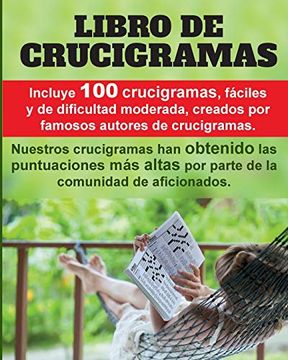 portada Crucigramas Divertidos: 100 Crucigramas Premiados, Valorados muy Positivamente, Fáciles y de Dificultad Moderada.