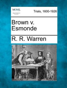 portada brown v. esmonde (en Inglés)