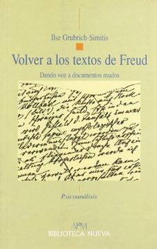 portada Volver a los Textos de Freud: Dando voz a Documentos Mudos