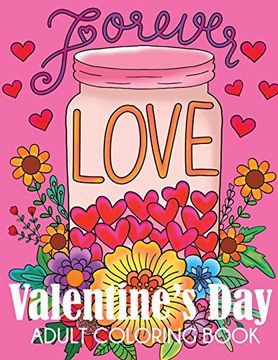 portada Valentine's day Adult Coloring Book (en Inglés)