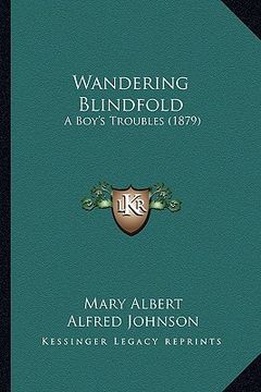 portada wandering blindfold: a boy's troubles (1879) (en Inglés)