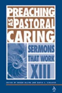 portada preaching as pastoral caring: sermons that work series xiii (en Inglés)