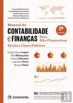 portada Manual de Contabilidade e Finanças Para não Financeiros (in Portuguese)