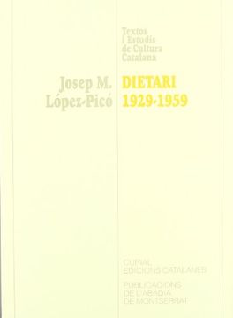 portada Dietari 1929-1959 (en Catalá)