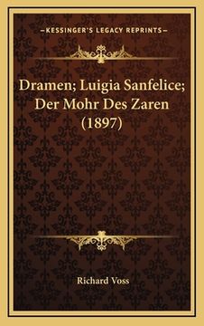 portada Dramen; Luigia Sanfelice; Der Mohr Des Zaren (1897) (en Alemán)